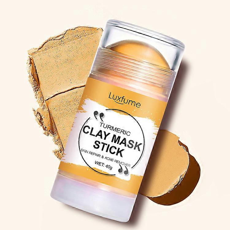 Turmeric Clay Masque Stick Portable Multifunctional Smear Type Moisturizing Cleaning Masque