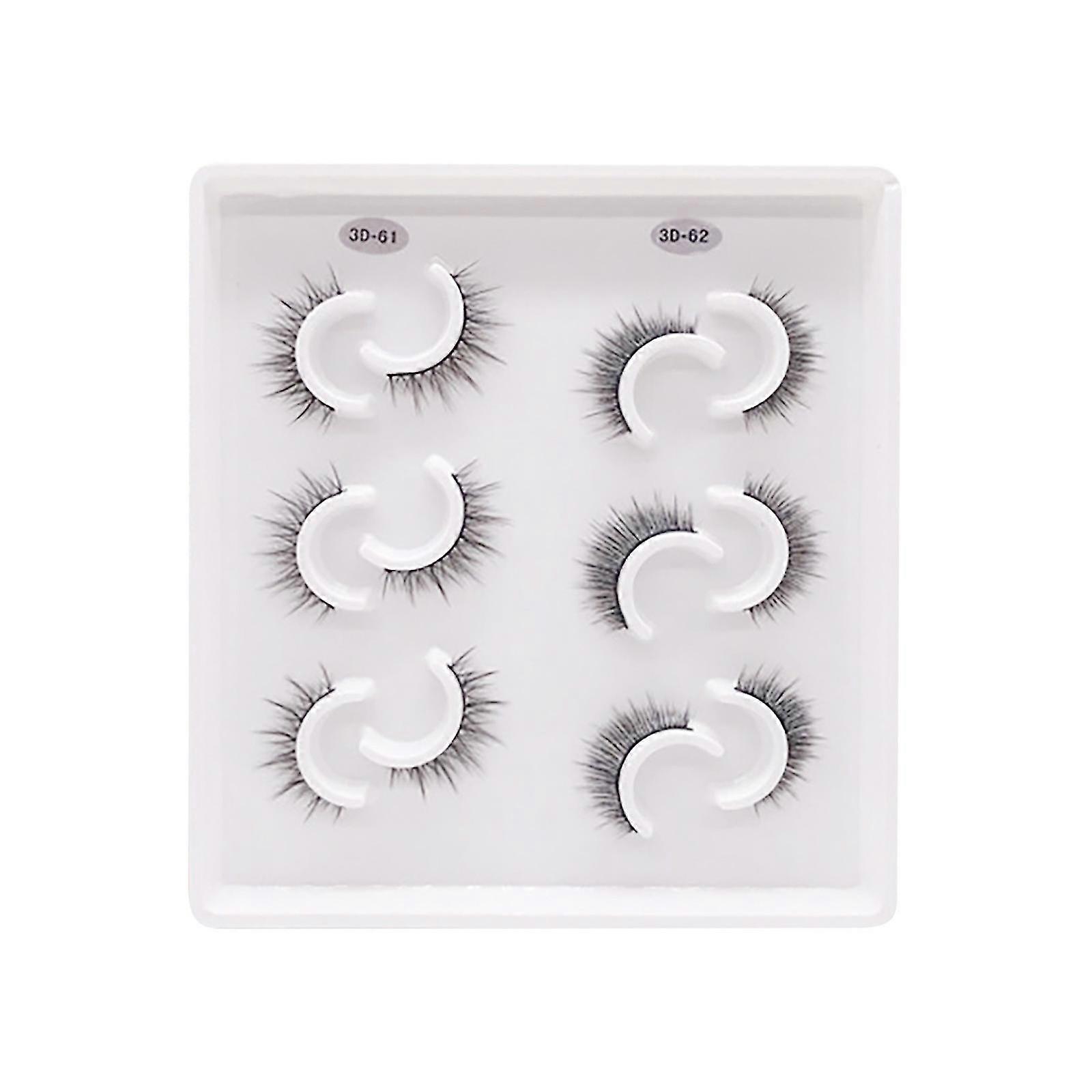 6pc Chemical Fiber False Eyelashes Three-dimensional Multi-layer False Eyelashes