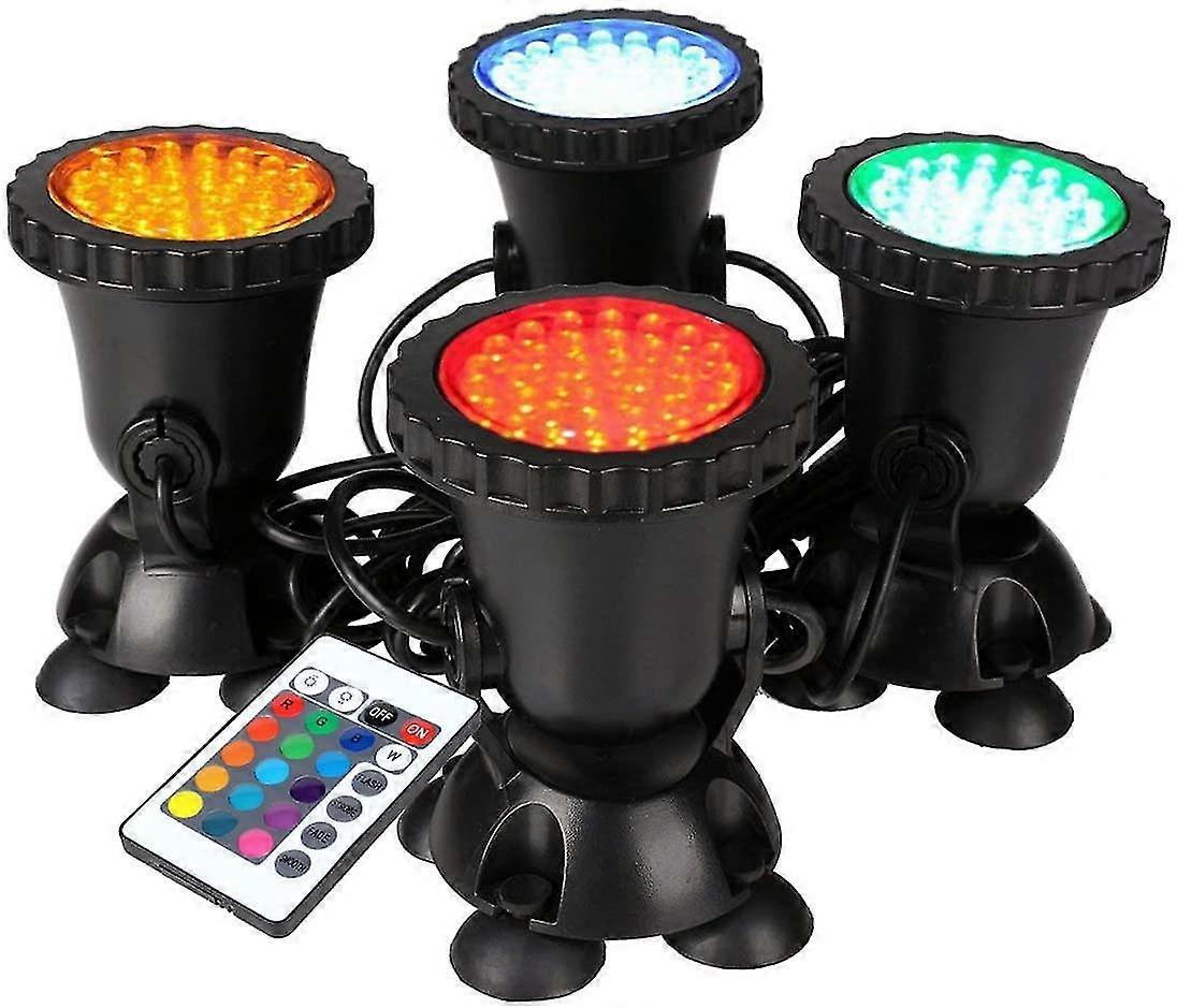 Rgb Spot Light Led Aquarium Underwater Lamp Submersible Fish Lighting 36 Led Light Bracket Ramp Decoration Tank Led Lamp For Aquarium