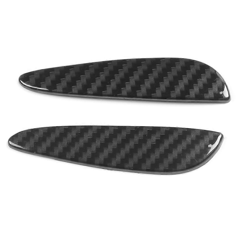 2 stuks koolstofvezel textuur console versnellingspook zijbekleding geschikt voor Mercedes Benz GLE GLS 2020
