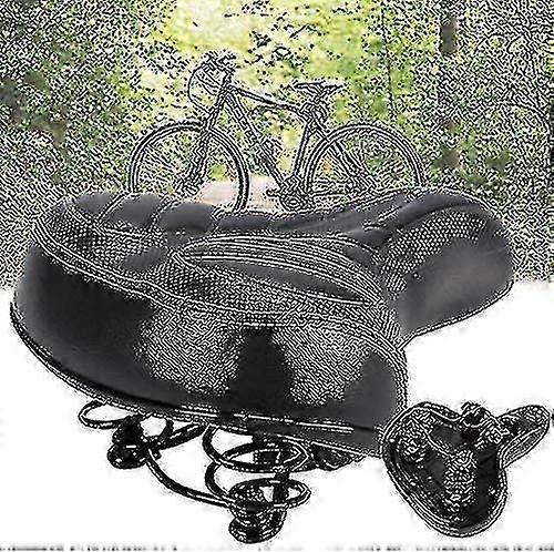Comfortable Bicycle Saddle, Ergonomic Saddle With Dual Spring Shock Absorber Ball