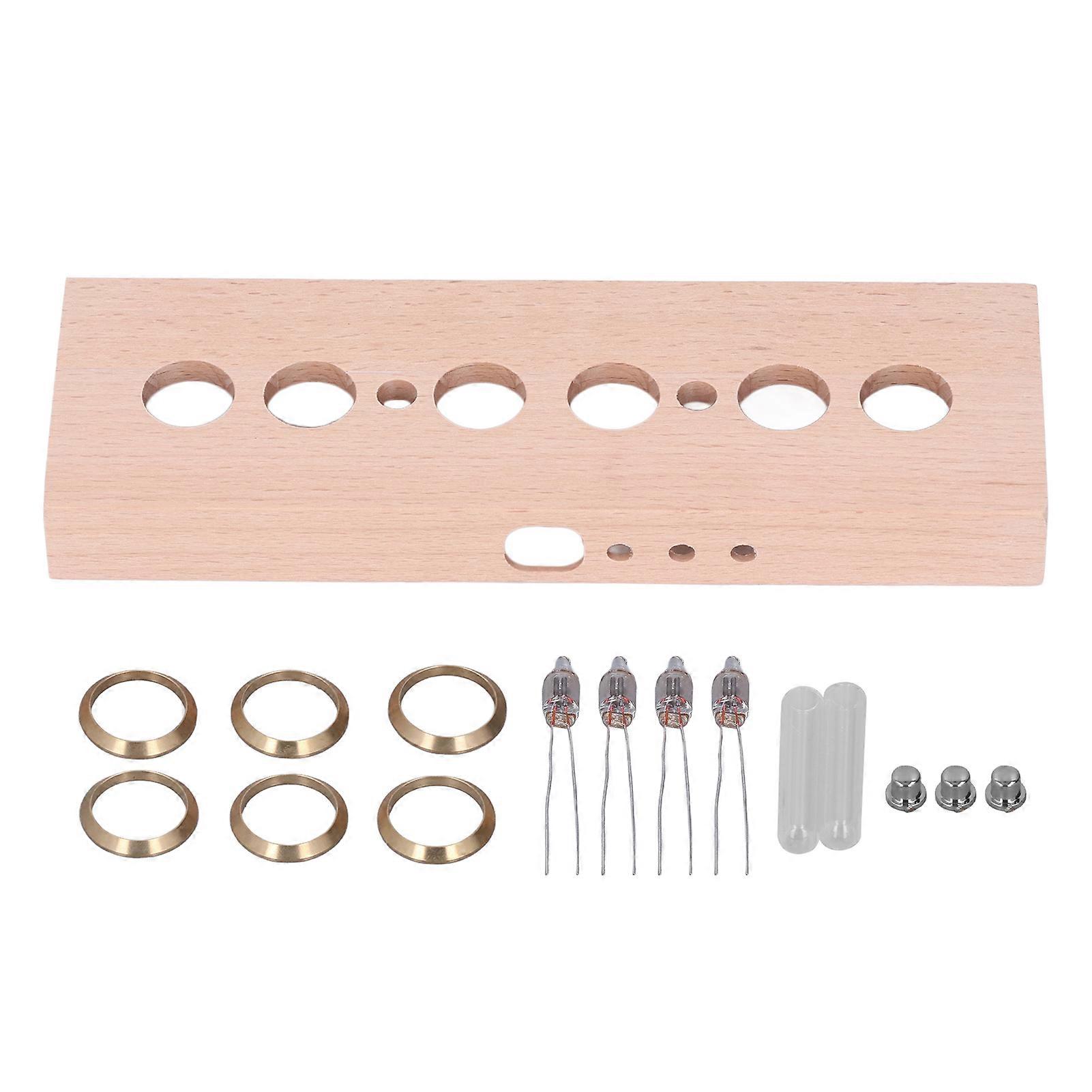 IN14グローチューブクロックDIYキットフォトグロー交換部品アクセサリー真鍮リング付き