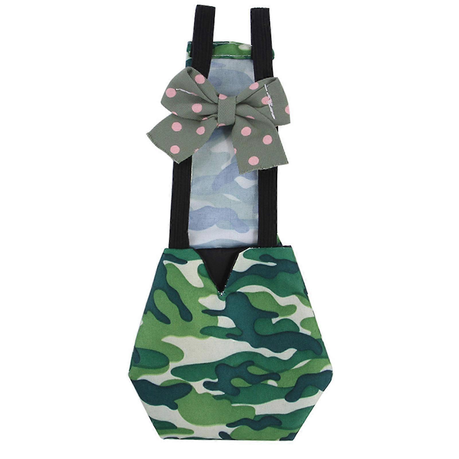 Pet Bleie Vaskbar Gjenbrukbar Fasjonable Fargerike Print Fjærkre Bleie Klær For Fjærfe