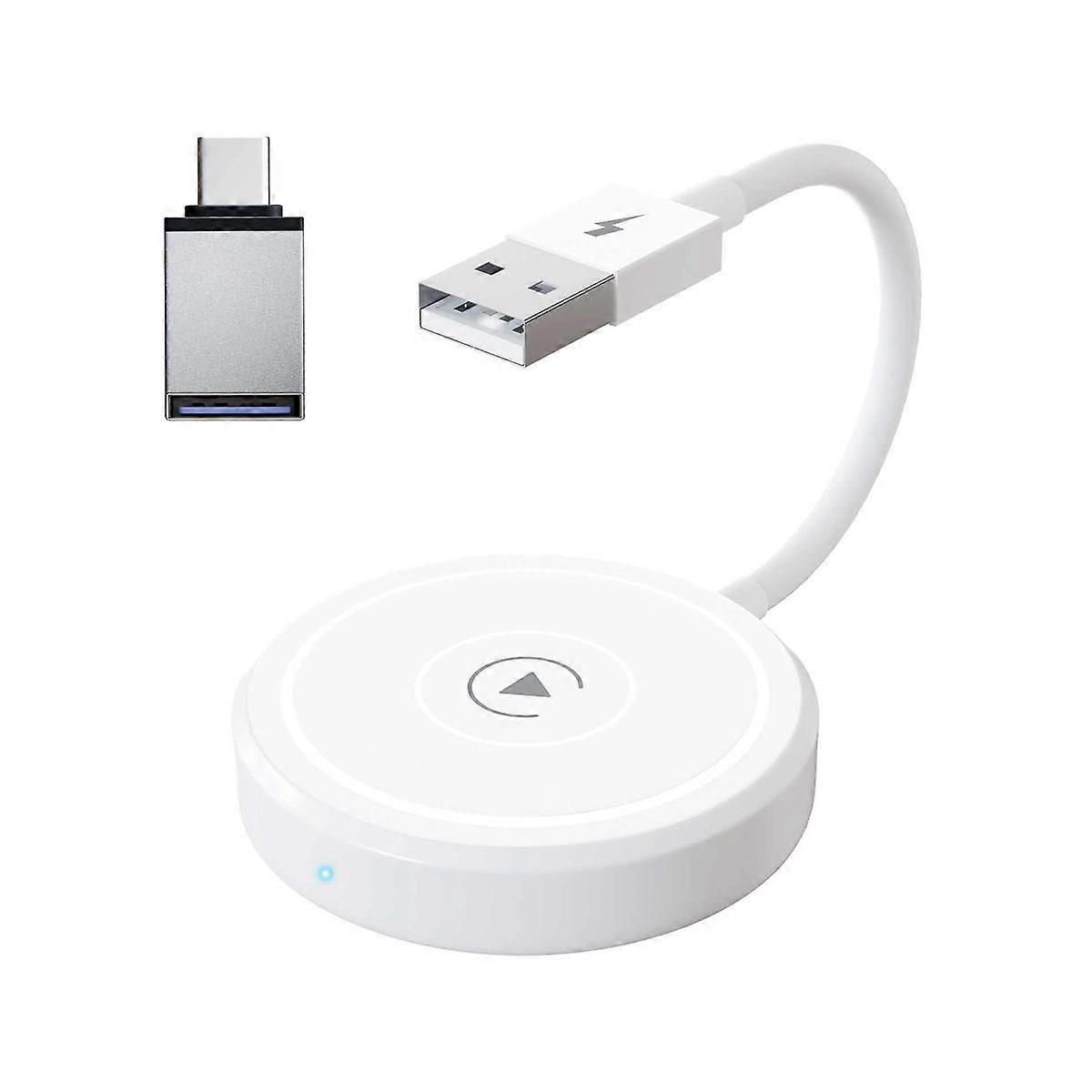Wireless CarPlay Adapter, Plug & Play Easy Use CarPlay Dongle Wired CarPlay to Wireless Adapter