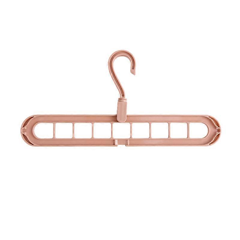 9-hole storage rack hanger multi-functional folding hanger saves space to store 360-degree rotating magic hanger