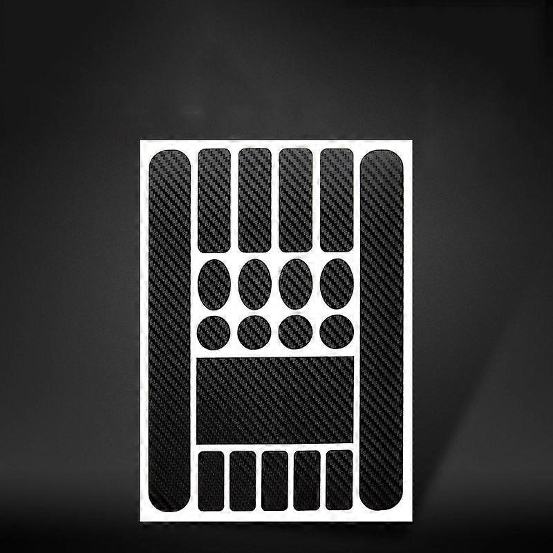 Bicycle Anti Scratch Sheet 1PC Carbon Fiber Texture Cycling Bike Frame Protector MTB Bicycle Chain Black / Transparent Stickers