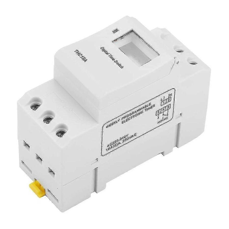 Thc15a Digital Timer Switch Programmable Electronic Time Control Switch Time Delay Switch Din Rail