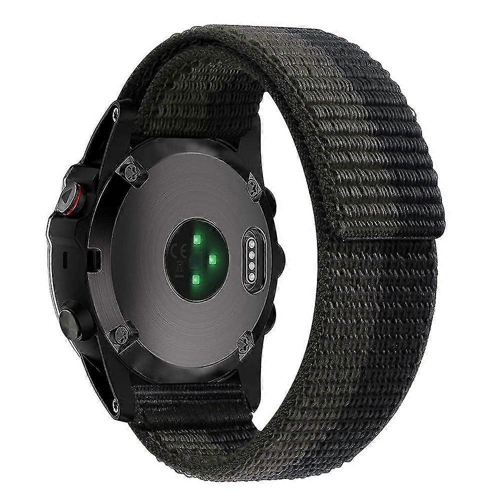 For Garmin Forerunner 965/955/945/935 Adjustable Watch Strap Stitching Nylon Loop Wrist Band