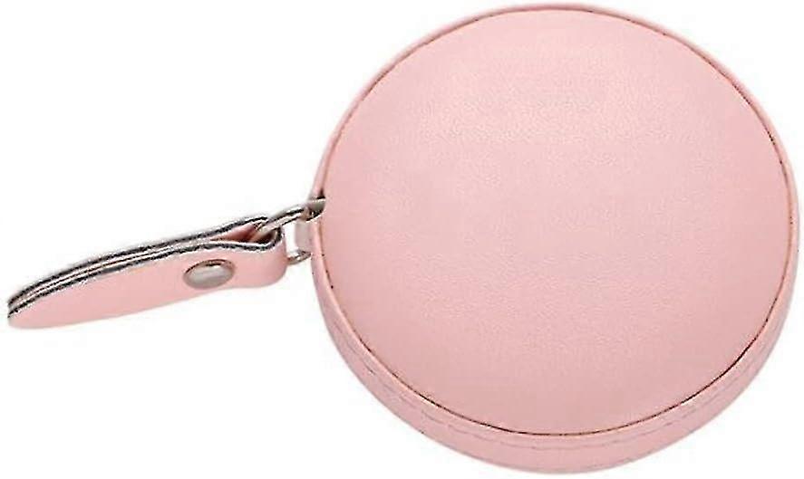 Solid Color Tape Measure 1.5m Cm Portable Retractable Ruler, Multifunctional Small Tape Measure (color: Pink)