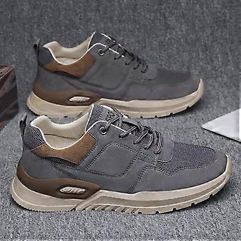Men Shoes Comfortable Breathable Lace Up Flats Outdoor Walking Footwear Casual