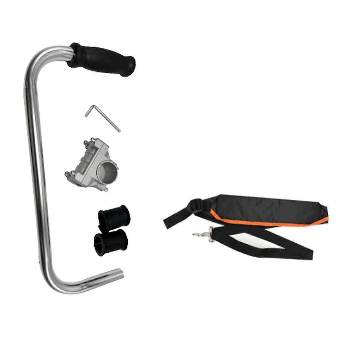 Grip String Trimmers Handle with Shoulder Strap Harness Weed Eater Handle ExtensionLawn Trimmer Handle Grip Lawn Care