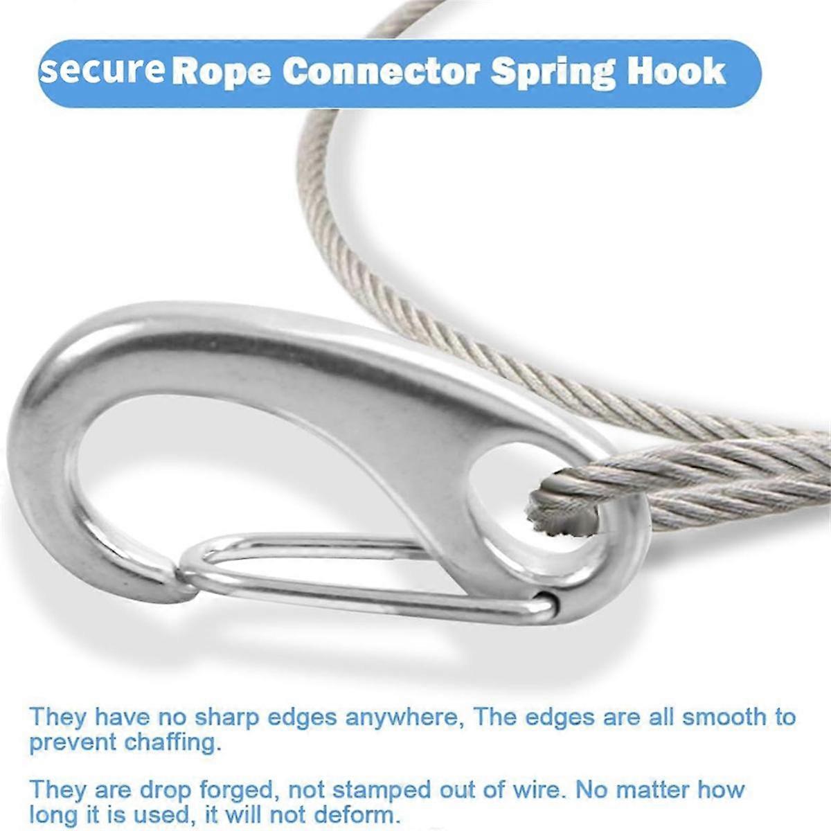 Stainless Steel Marine Grade Rope Connector, Wire Rope Quick Release ...