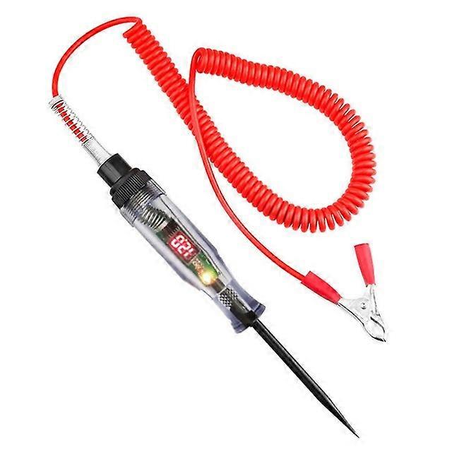 Auto Circuit Tester Truck Voltage Tester Circuit DC 6V 12V 24V Auto Circuit Tester Auto Diagnostic Probe Automotive Test Pen