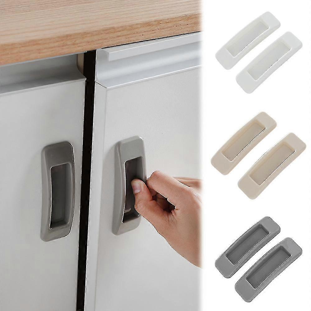 2 Pack Self Adhesive Auxiliary Door Window Drawer Handle Multi-purpose