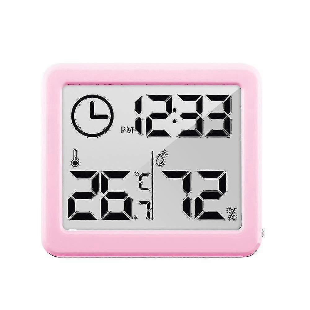 Thermometer Hygrometer Automatic Electronic Temperature Humidity Monitor Clock