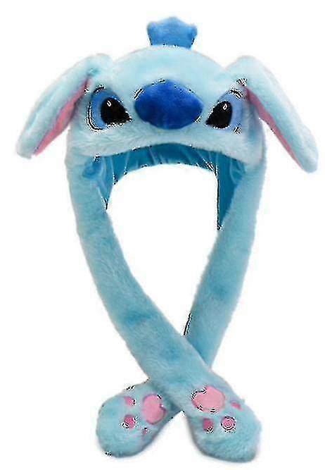 Rabbit Hat Ear Moving Jumping Hat Funny Bunny Plush Hat Cap_a-jkshd
