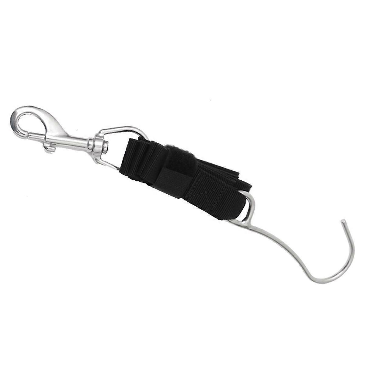 Diving Reef Drift Hook Single Hook for Underwater Photography Dive Safety Accessory Black