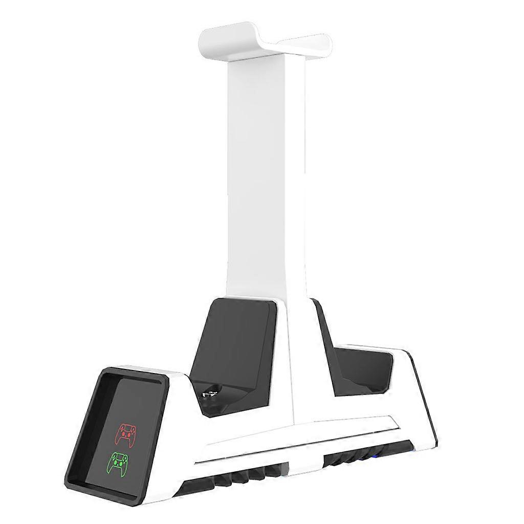 Vertical Stand Dock Mount Game Console Charging Base Headphone Storage