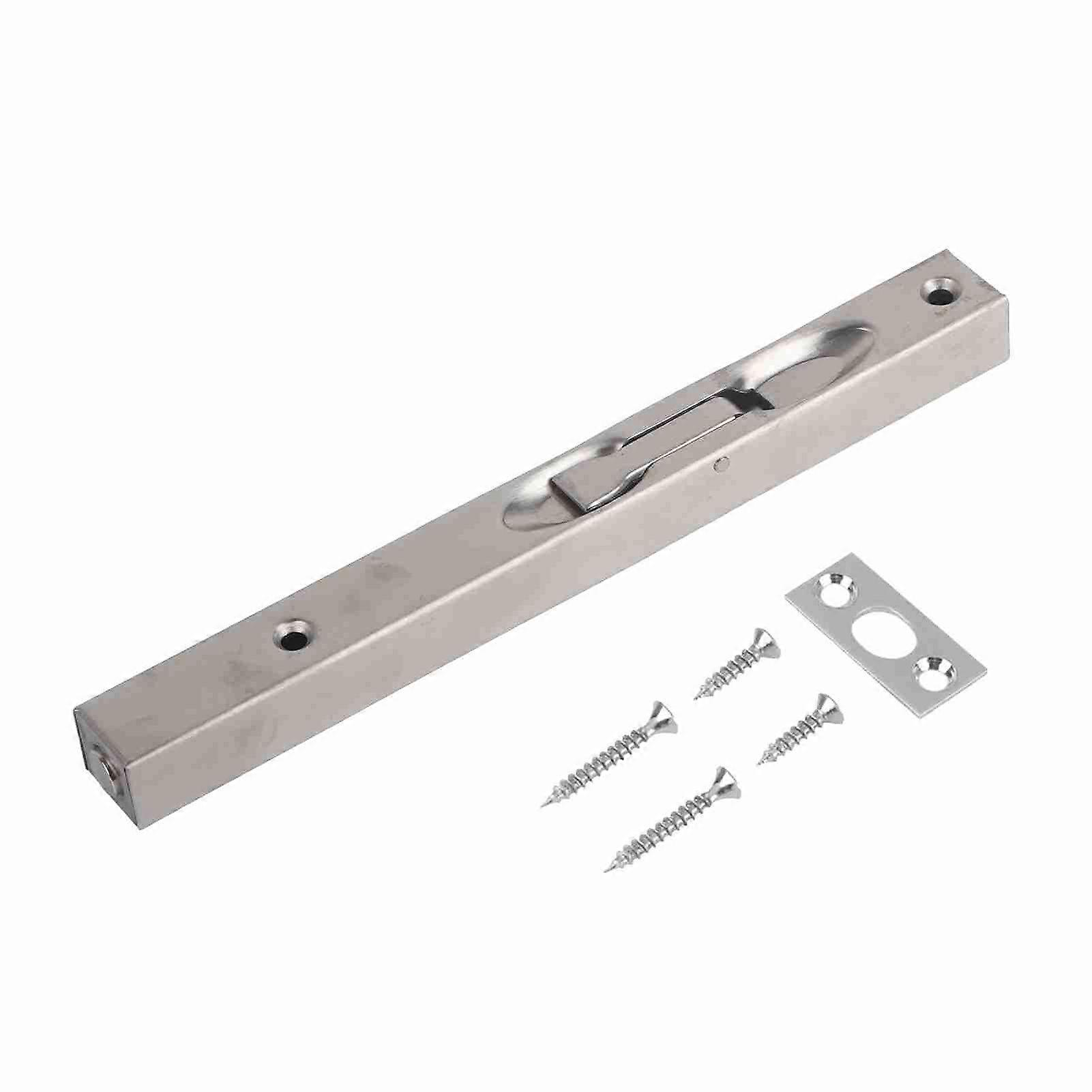 Home Gate Tür Security Guard 304 Edelstahl Flush Latch Bolt Slide Lock 6inch