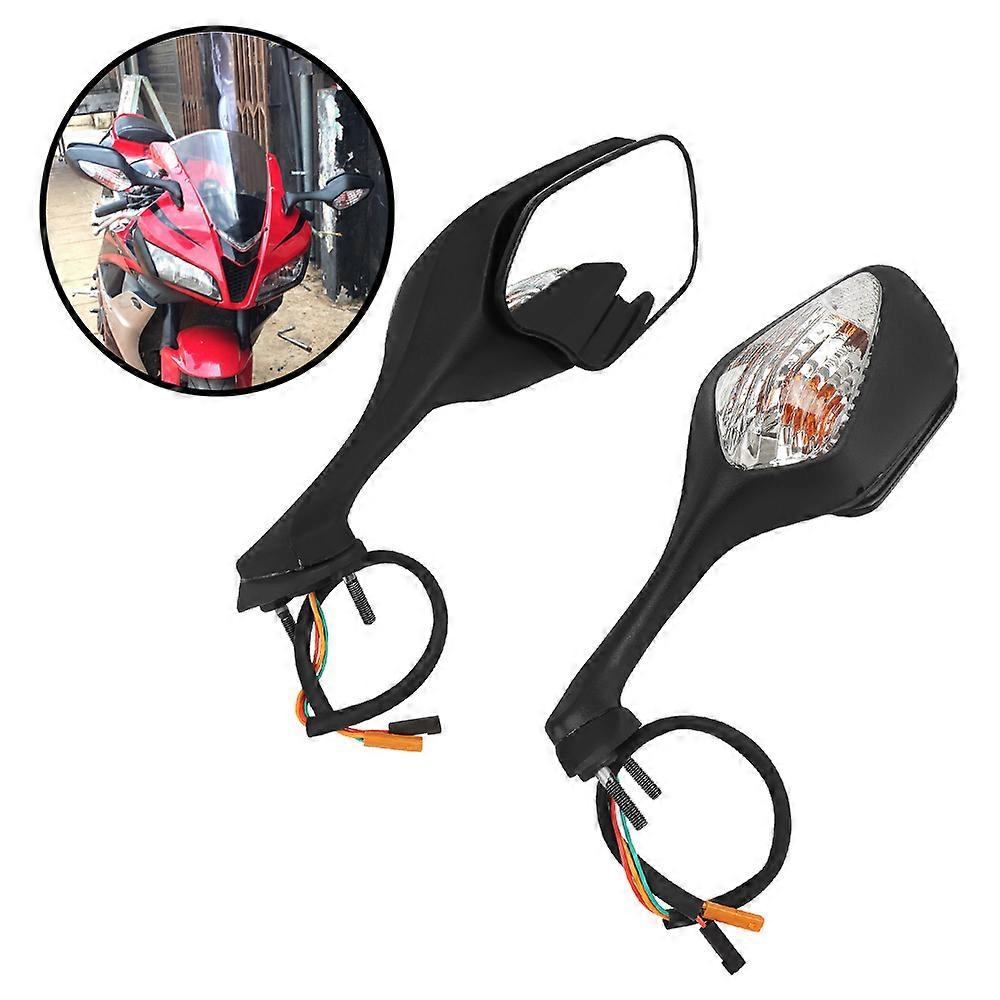 QX For Honda CBR1000RR CBR 1000 RR 08-16 CBR1000 RR Folding Rearview Mirrors Motorcycle Adjustable Side Mirror Turn Signal Light