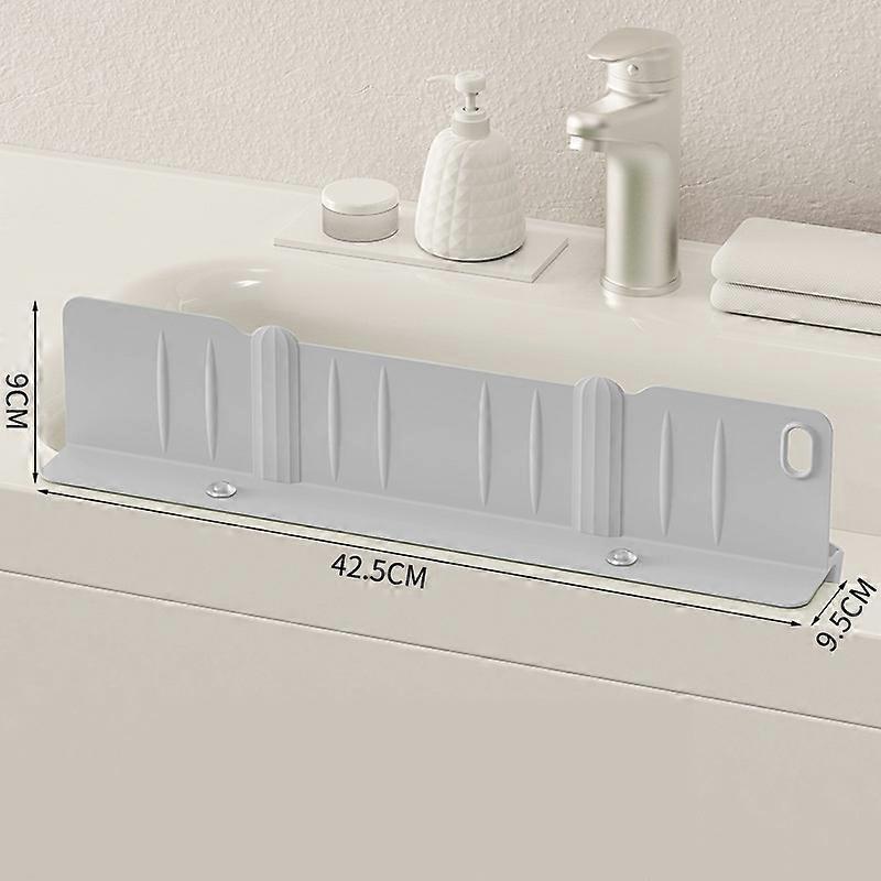 Silicone Splash Guard for Kitchen Sink, Kitchen Sink Splash Guard with Suction Cups, Washable Reusable Water Splash Guard with Hanging Hole