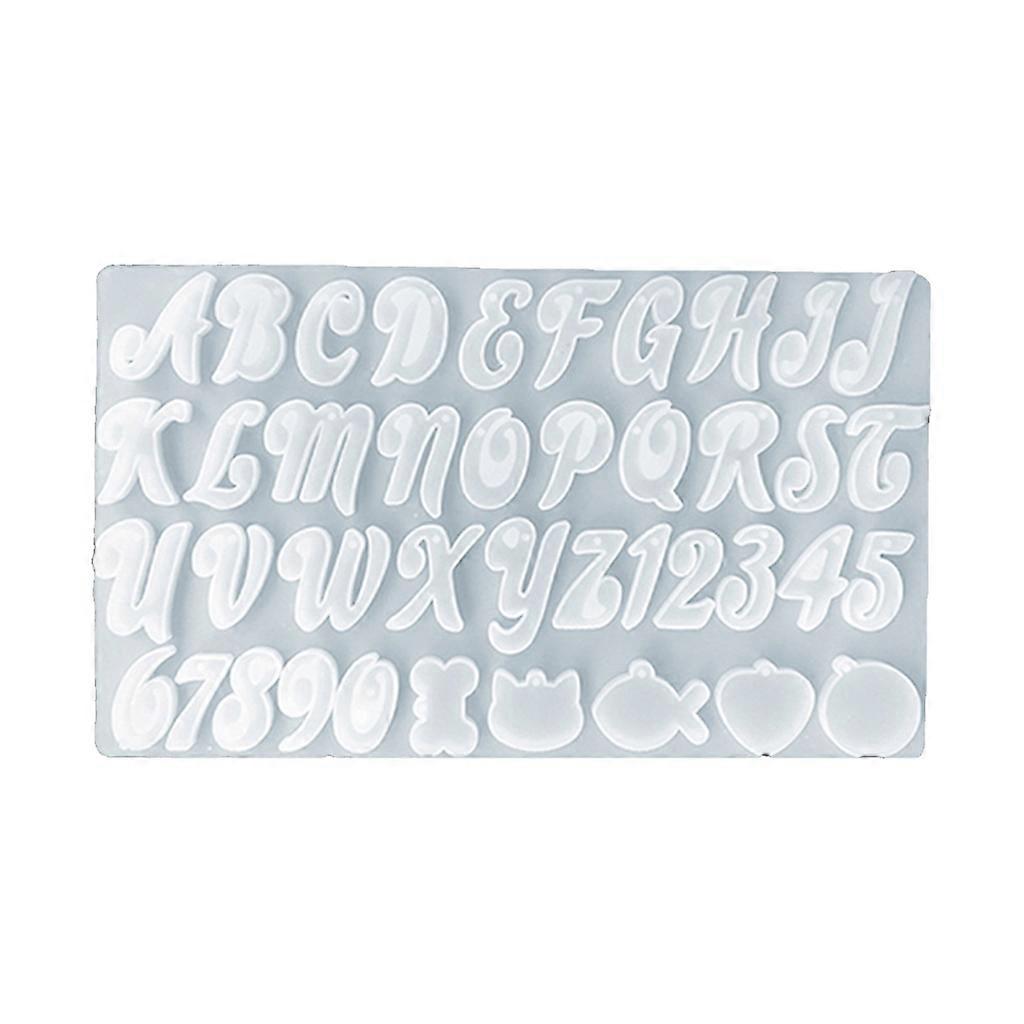 Fancy Letter & Ornament Molds Epoxy Resin Casting Molds Resin Keychain Making