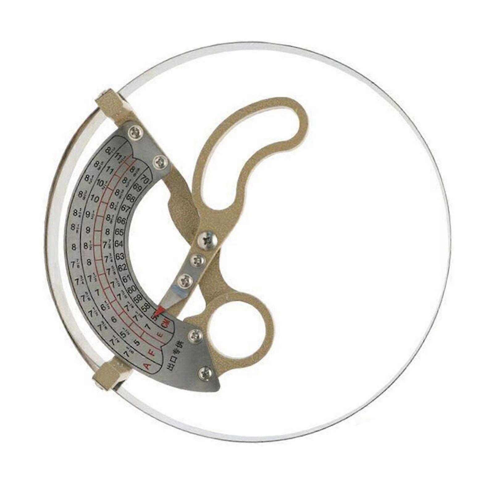 4 Sizes Scissor Type Ruler Hat Caliper Ring Compass Cap Size Measuring Tool