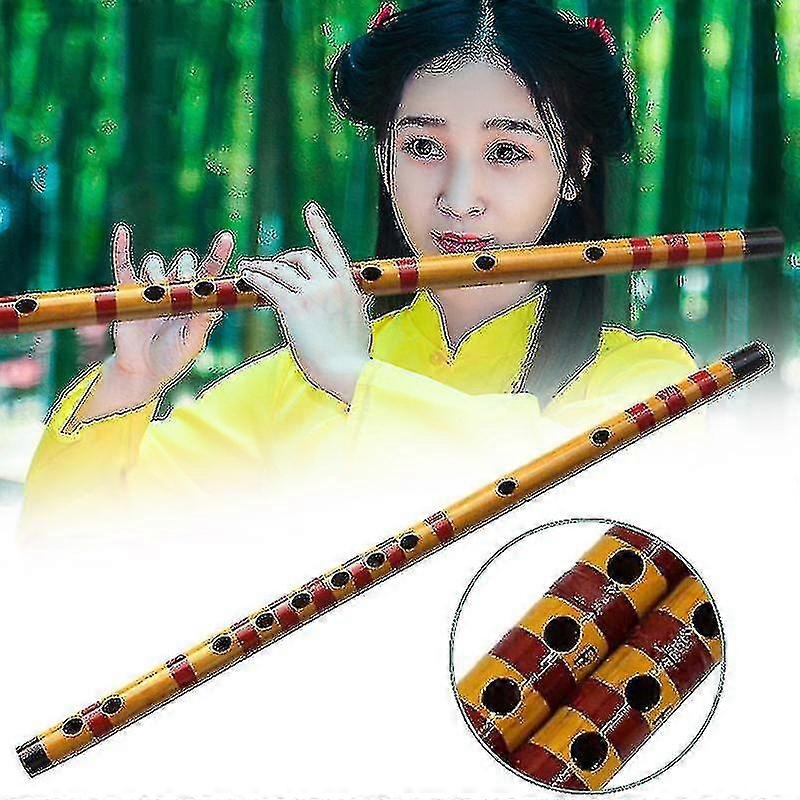 1 Pcs Professional Flute Bamboo Musical Instrument Handmade For Beginner Students