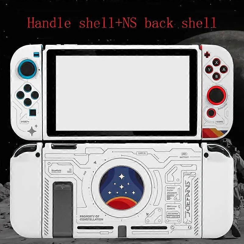 For Starry Sky Hard TV Dock Cover Shell for Nintendo Switch /Switch Oled Joy-Con Controller Full Protector Case