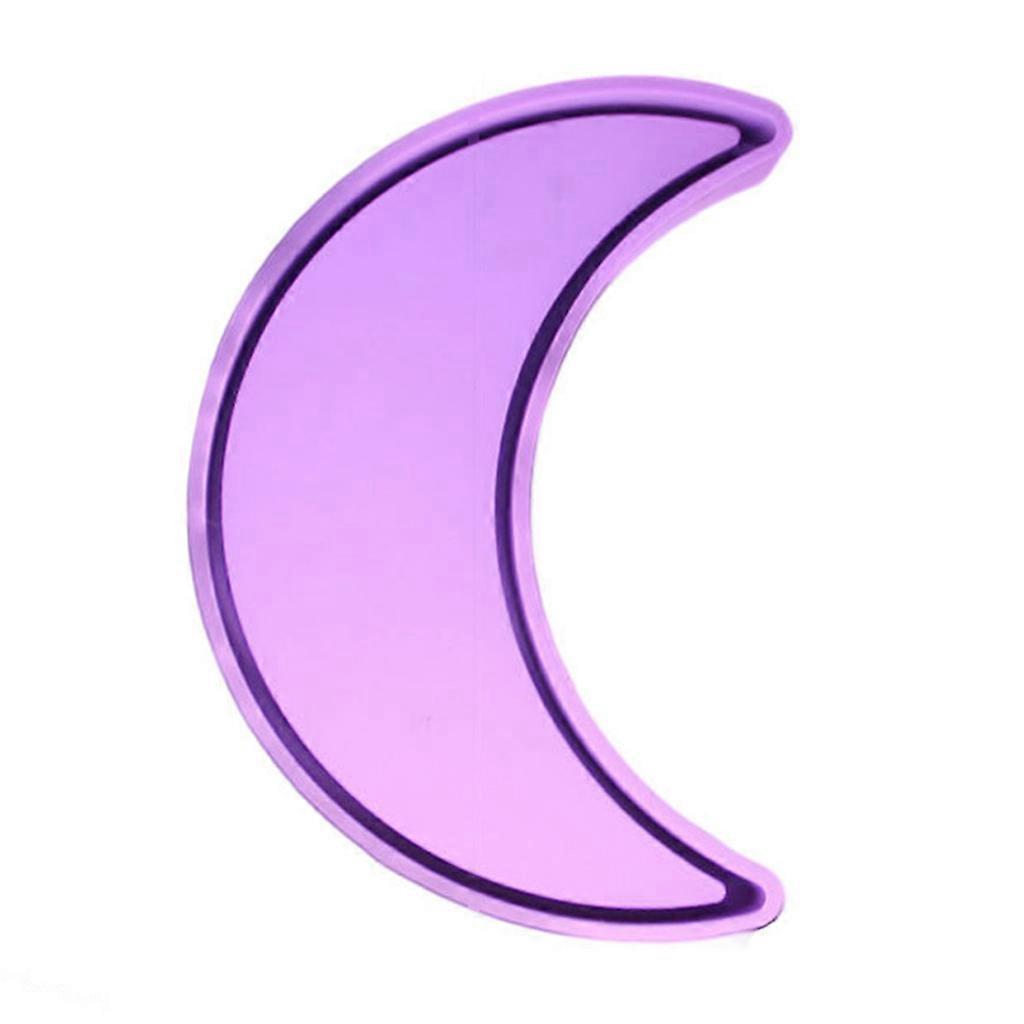 Moon Shaped Tray Silicone Mold Fruit Plate Casting Mold Serving Borad DIY Mold