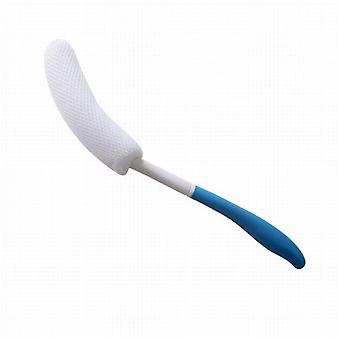 Body brush met lange handvat gebogen spons bad terug borstel badhulp voor ouderen zwanger