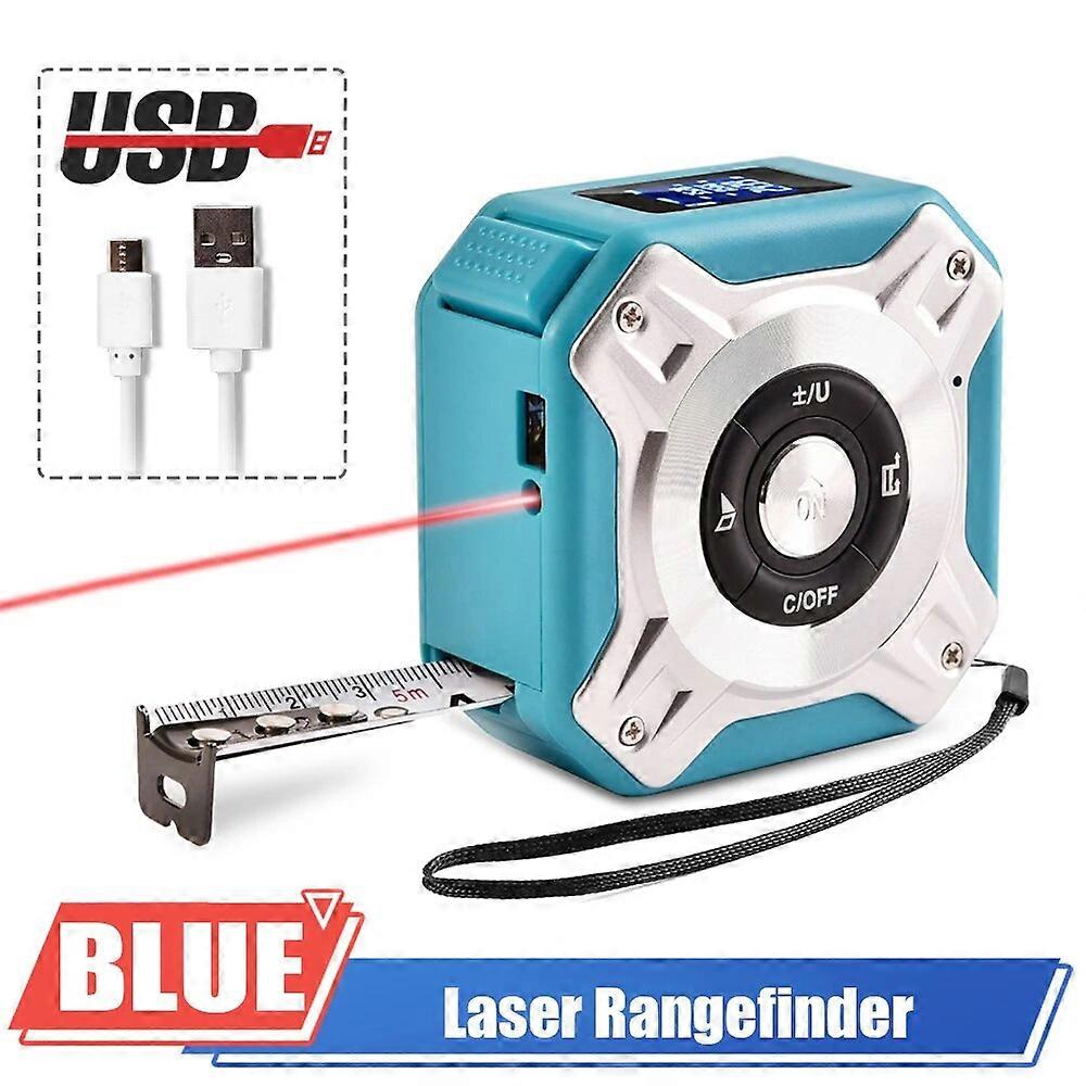 40/50M Digital Laser Tape Measure Laser Rangefinder Accurate Distance Meter Construction Roulette Retractable Measuring Tool