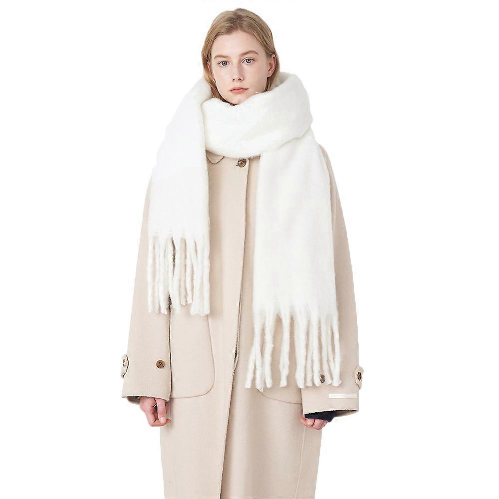 Winter Cashmere Scarf with Tassel