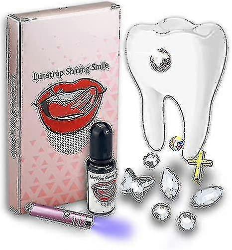 光硬化と接着剤付きDiyデンタルジェムストーンキット、20 Tiktokクリスタルジュエリースターターキット