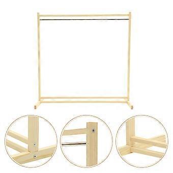 Mini Doll Wall Hangers Clothes Doll Dress Hanging Shelf Wood Rack