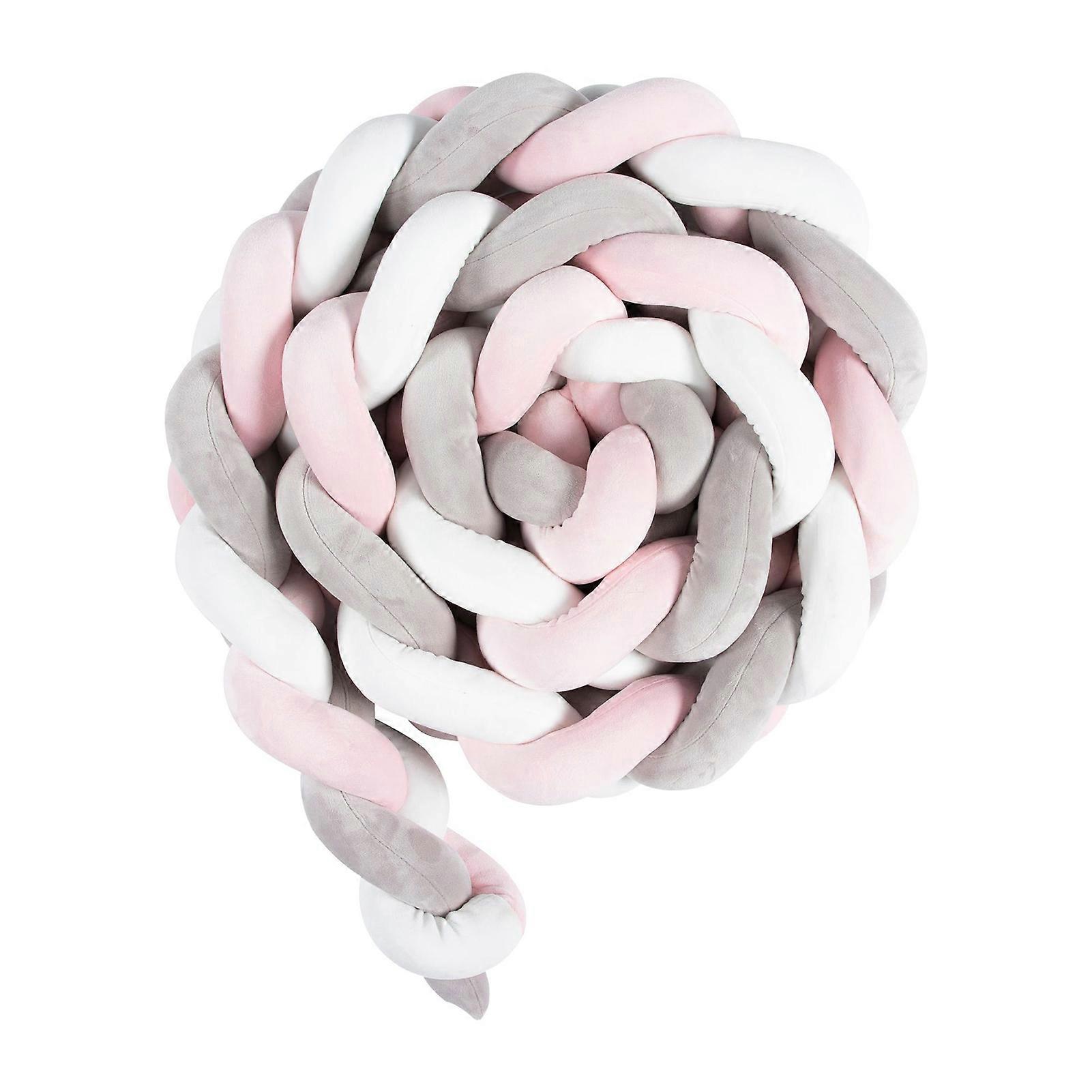Knot Pillow Throw Pillow Soft Handmade Plush Pillow Three-Strand Braid Cushion Small Breathable Pillows Home Decor for Bedroom Sofa Couch Jikaix