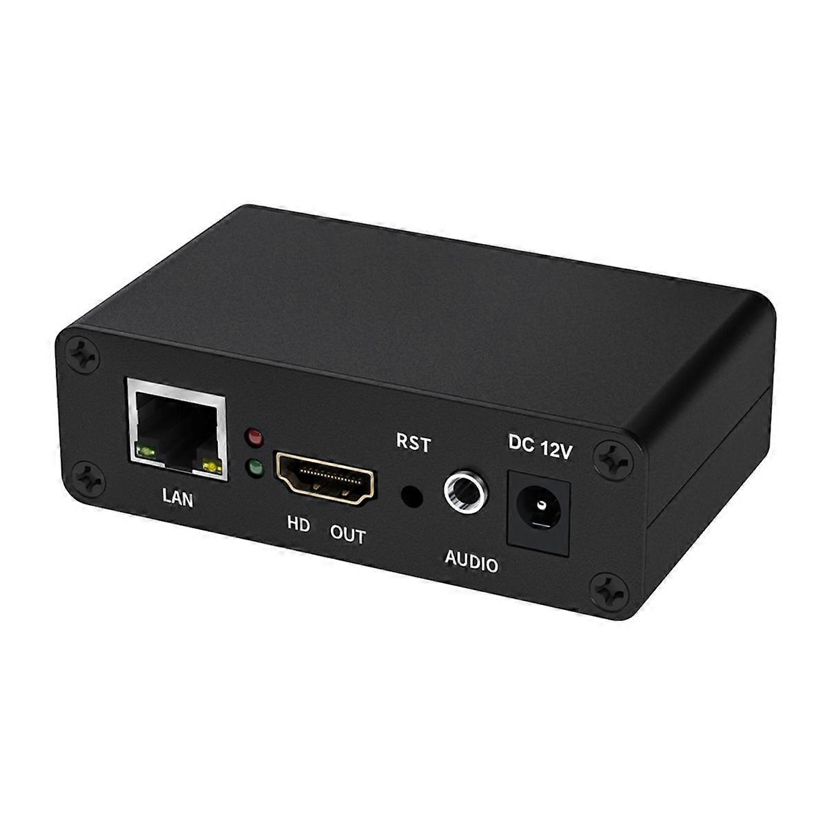HD Video Decoder 1080P@30FPS, Supports 265/264, Live Streaming for , , RTMP, UK Plug