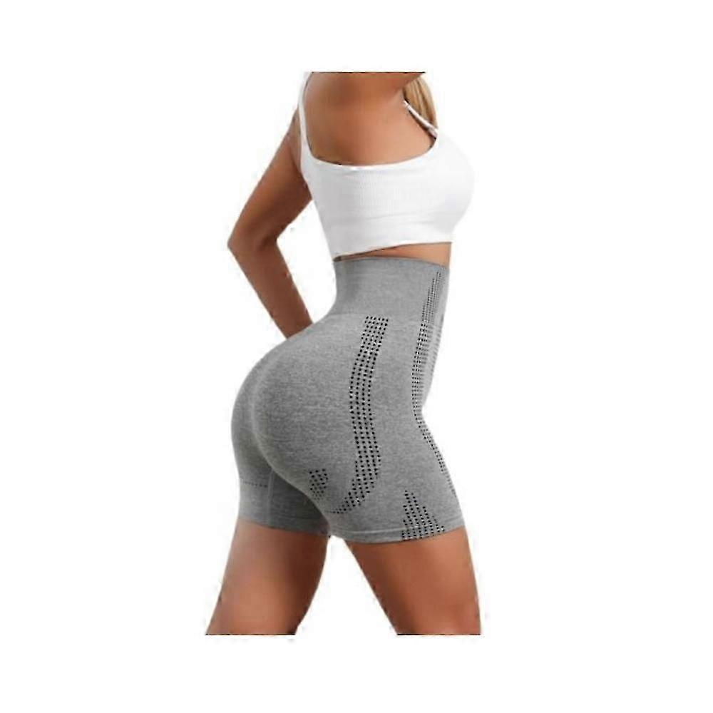 Baicloud Micro-Vibration Massage Module Ice Silk lon Fiber Repair Shaping Shorts