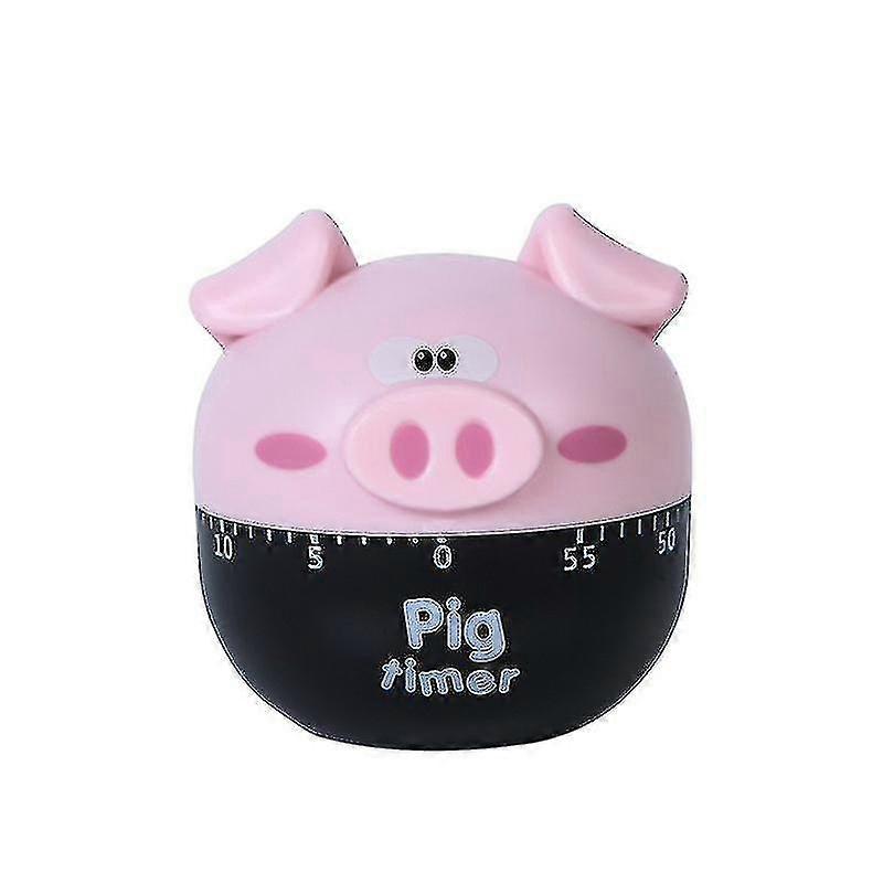 Kitchen Cooking Countdown 60 Mins Steel/plastic Mechanical Timer Alarm Pink