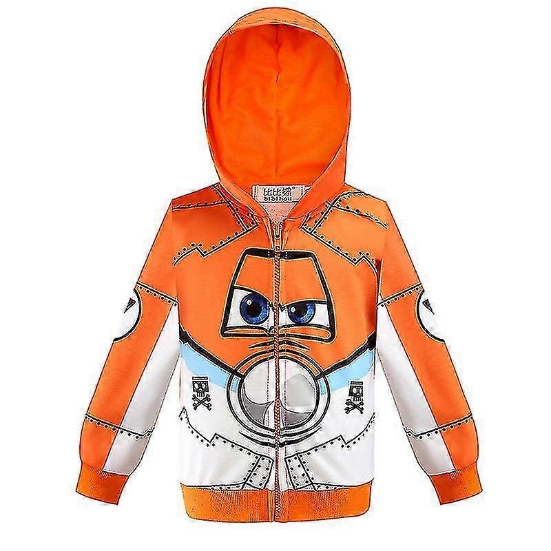 Boys' Spider-man Hooded Jacket 3~8 Years Old Children's Zip-up Hoodie