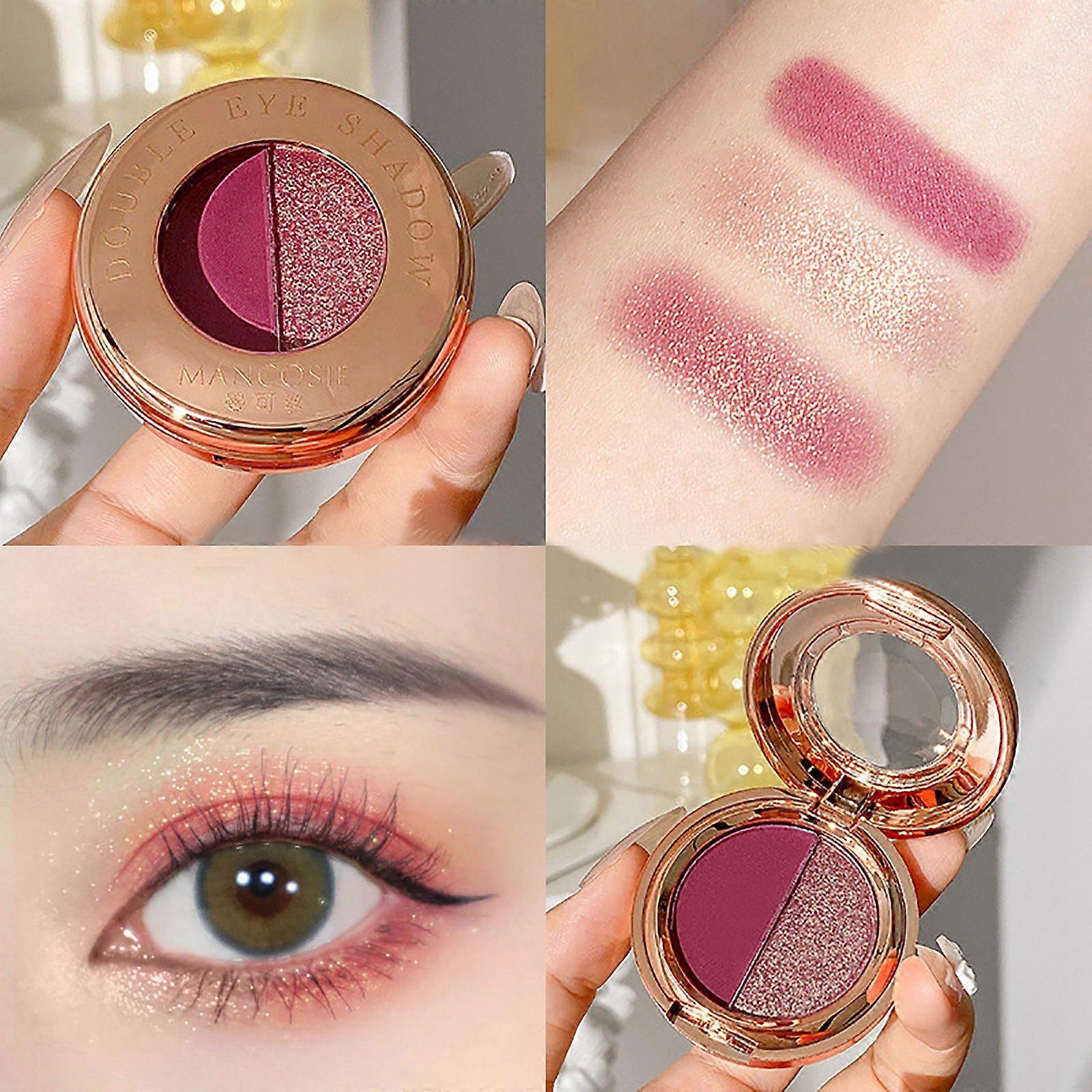 2 Color Eye Shadow, Two-color Eye Shadow Flash Eye Shadow Flye251289