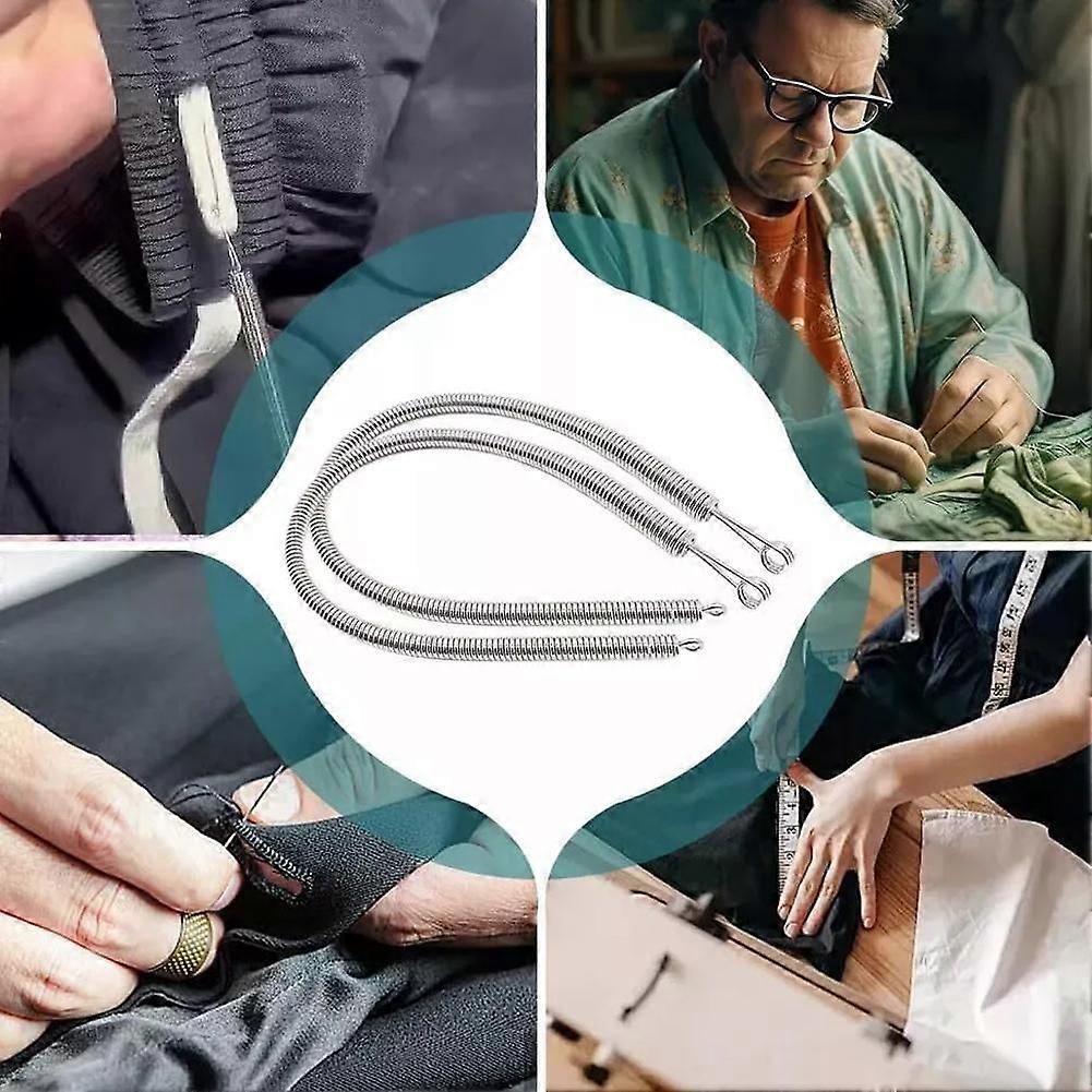 Spring Drawstring Needle Threader, 2024 New Drawstring Rope Threader Tool DIY