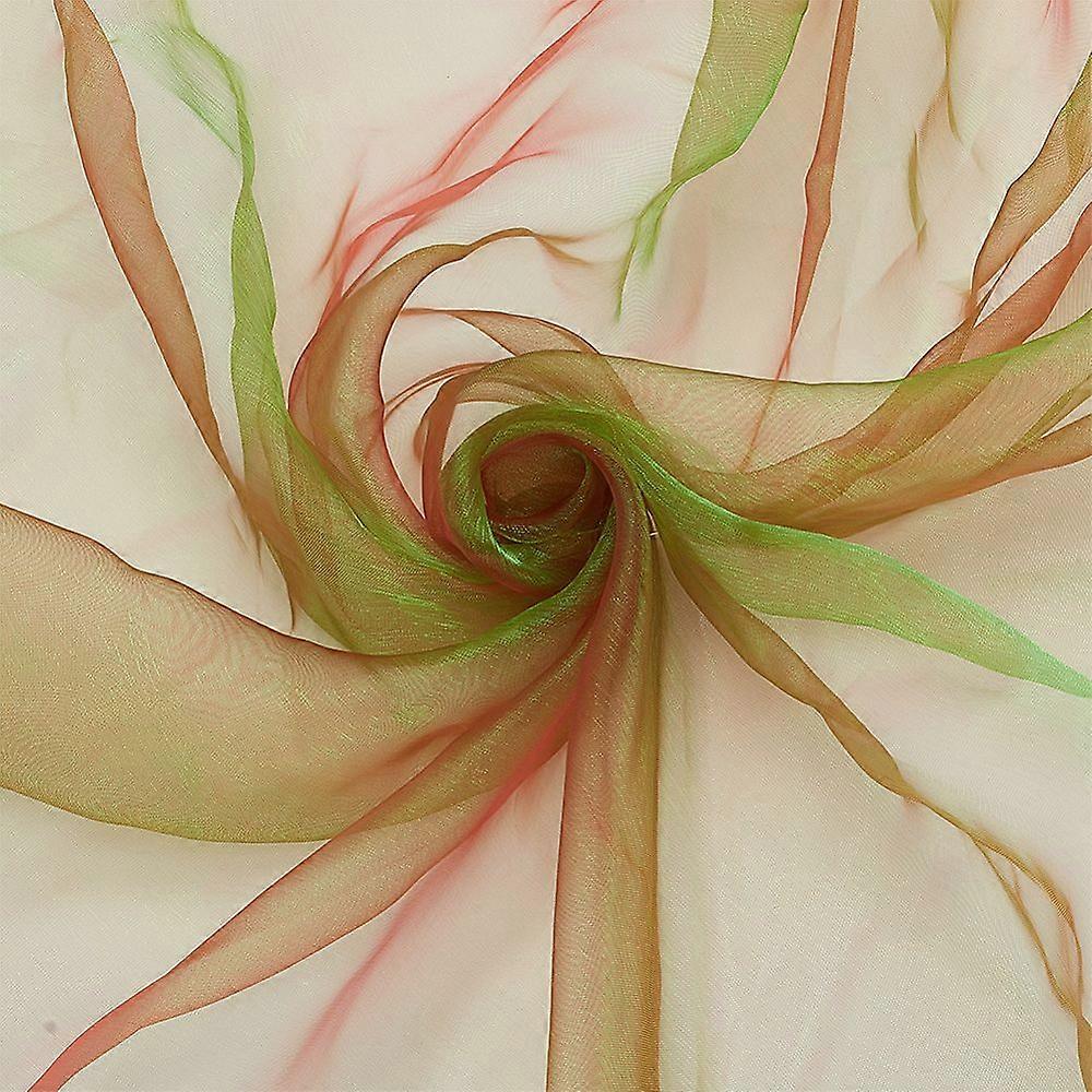 Gradient Polyester Mesh Fabric for DIY Crafts Garment Accessories Sea Green 1500mm