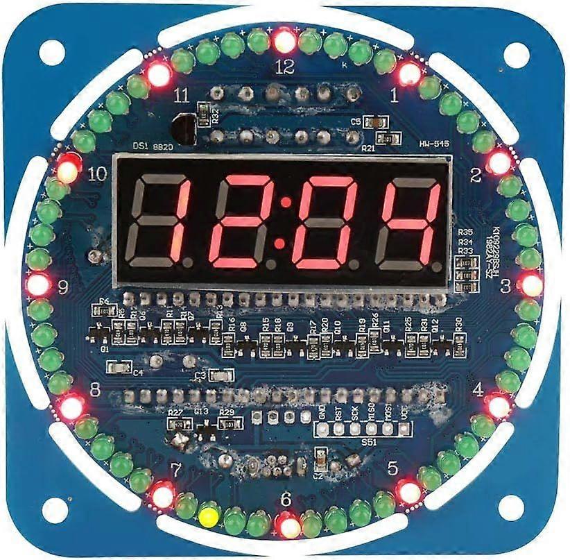 LED Kit Horloge lectronique - DIY DS1302 Numrique Set 51 de Dmarrage d'apprentissage MCU