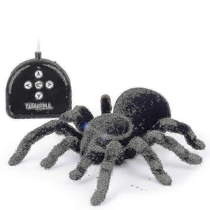Wireless Remote Control Spider, Multi-function High Simulation Remote Control Two-way Four-way Spider Infrared Remote Control Tarantula Black Widow To