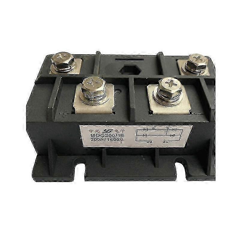 Mdq-200a Bridge Rectifier 200a 1600v Single Phase Full Wave Diode Module Switch Auxiliary Current Accessories