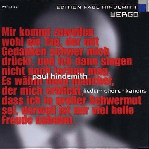 Lieder Chore Kanons (Rundfunkchor Berlin) CD (2001)