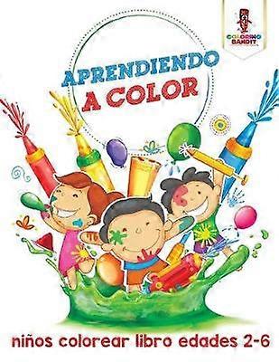 Aprendiendo A Color Nios Colorear Libro Edades 26