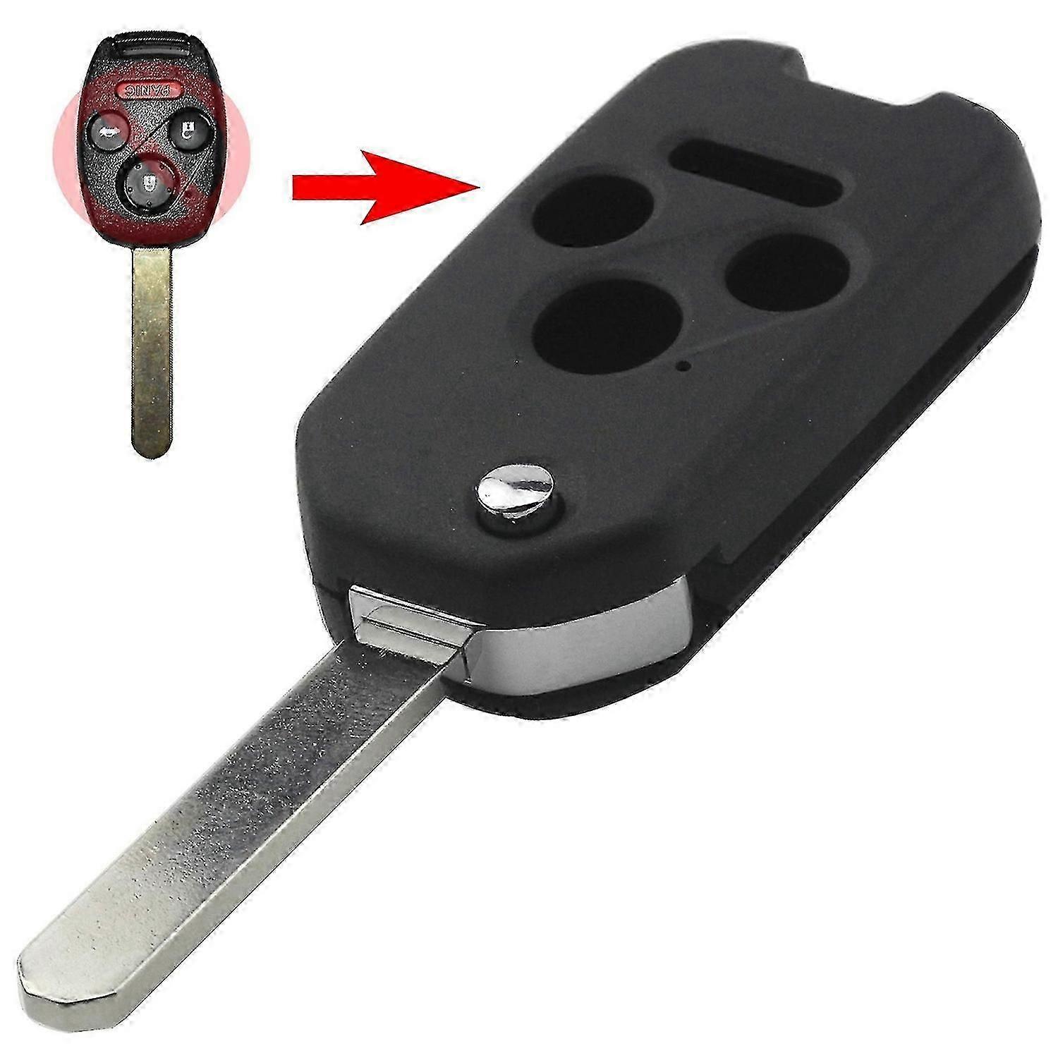 New Remote 2 Button Flip Folding Key Shell Case Cover For  Crv Accord Civic Odyssey Fit