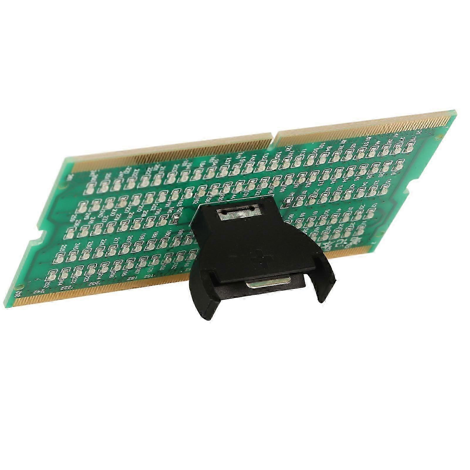 Laptop Memory Tester Ddr5 Support Forward And Reverse Interface Pcb Memory Slot Test Card With Light